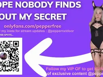 Chaturbate Free Live Porn of pepperxminthe