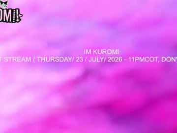 Chaturbate Watch Live Sex Cams of kuromi_bush