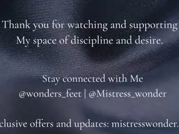 Chaturbate Live Sex Cam of wonders_feet