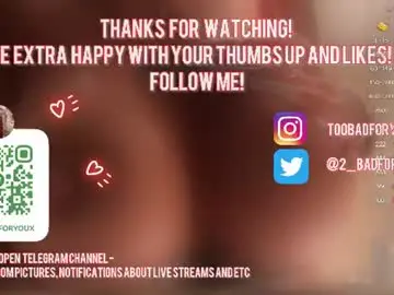 Chaturbate Adult Webcams of 2badforyou