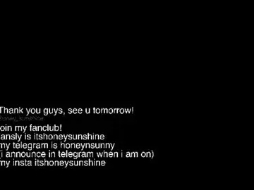 Chaturbate Nude Webcam of honey_sunshine