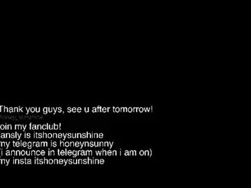 Chaturbate Live Sex Cam of honey_sunshine